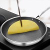 Stainless Steel Full Screen Honeycomb Frying Pan