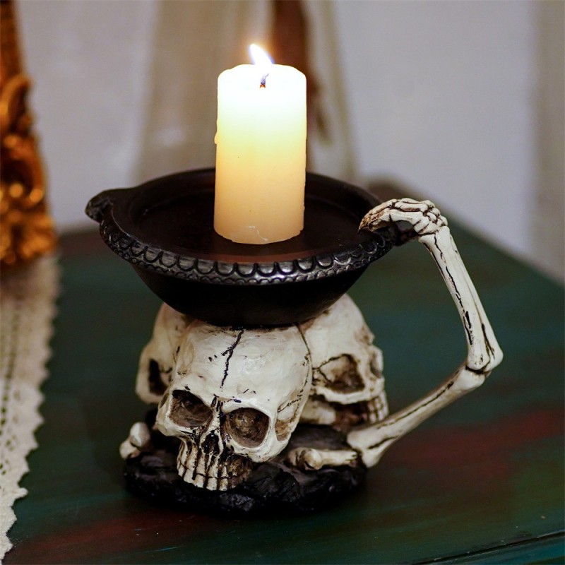 Three Ghost Head Candle Base