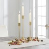 Vintage Brass Gold Candlestick Holder Set Of 3